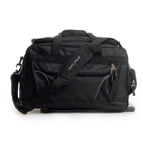 calpak rolling duffel bag.